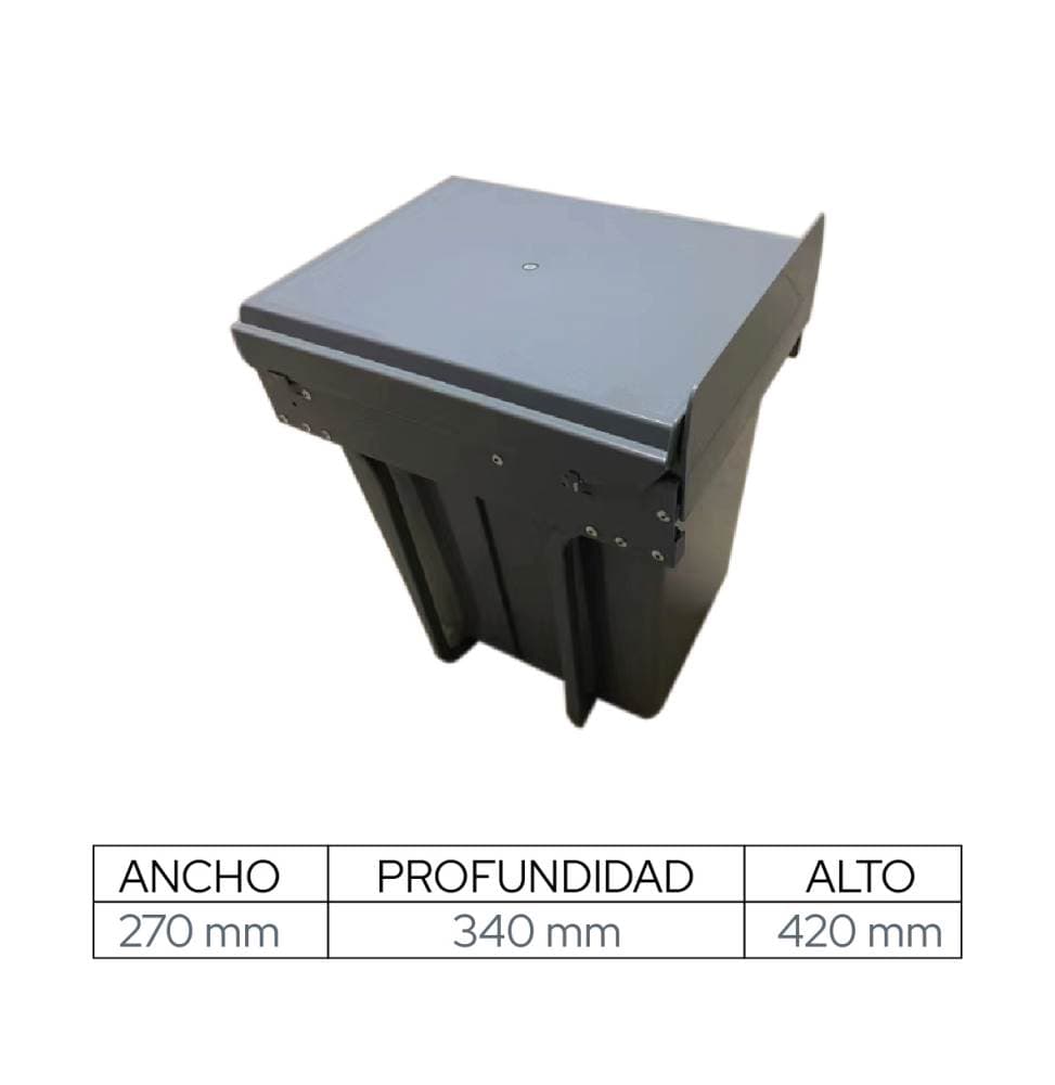 Porta Residuos Simple Extraible 20 Lts