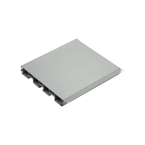 Zocalo Pvc 120mm x 3 mts Aluminio Anodizado